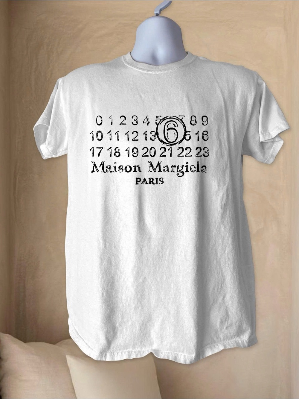 MM6 Maison Margiela Paris Graphic Tshirt Y2K Unisex Casual Style Tee